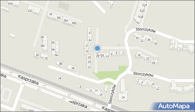 Dąbrowa Górnicza, Storczyków, 19, mapa Dąbrowa Górnicza