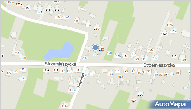 Dąbrowa Górnicza, Strzemieszycka, 132, mapa Dąbrowa Górnicza