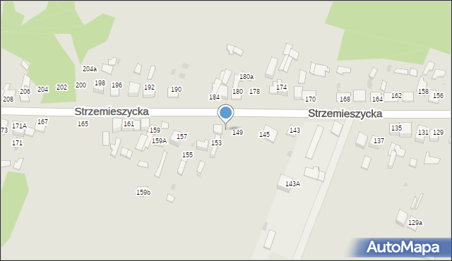 Dąbrowa Górnicza, Strzemieszycka, 151, mapa Dąbrowa Górnicza