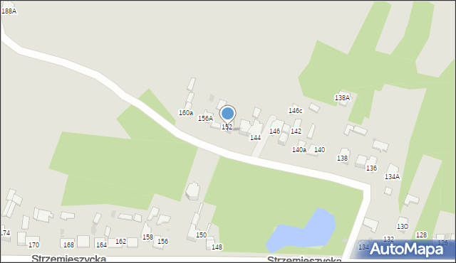 Dąbrowa Górnicza, Strzemieszycka, 152a, mapa Dąbrowa Górnicza