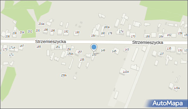 Dąbrowa Górnicza, Strzemieszycka, 153, mapa Dąbrowa Górnicza
