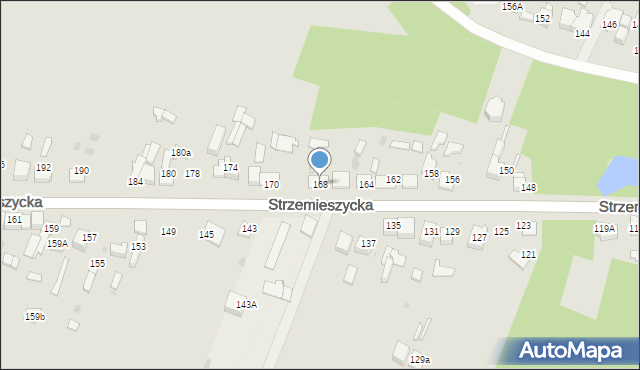 Dąbrowa Górnicza, Strzemieszycka, 168, mapa Dąbrowa Górnicza