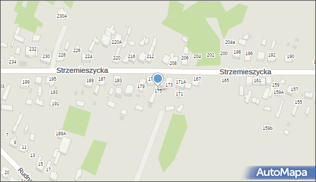 Dąbrowa Górnicza, Strzemieszycka, 175, mapa Dąbrowa Górnicza