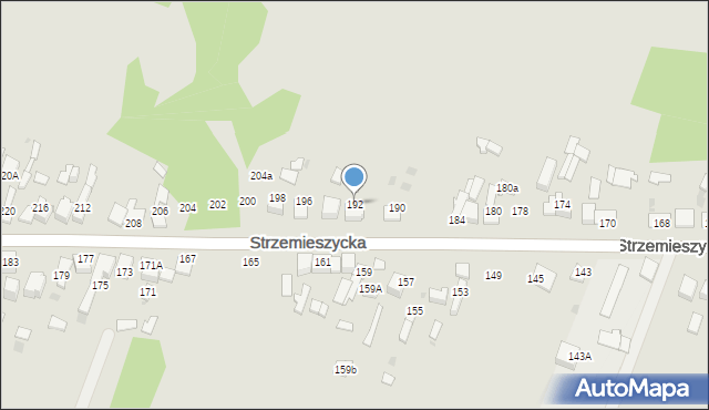 Dąbrowa Górnicza, Strzemieszycka, 192, mapa Dąbrowa Górnicza