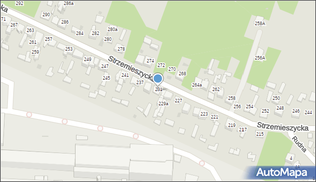 Dąbrowa Górnicza, Strzemieszycka, 233, mapa Dąbrowa Górnicza