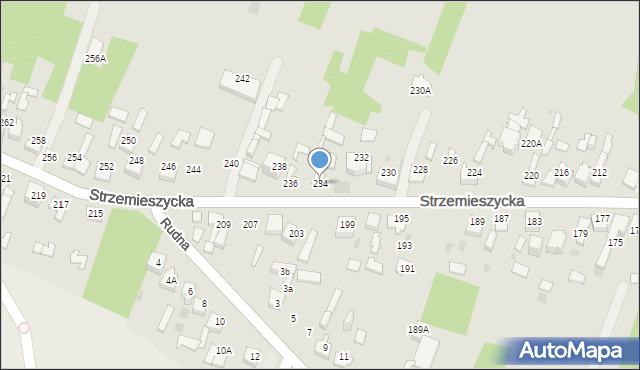 Dąbrowa Górnicza, Strzemieszycka, 234, mapa Dąbrowa Górnicza