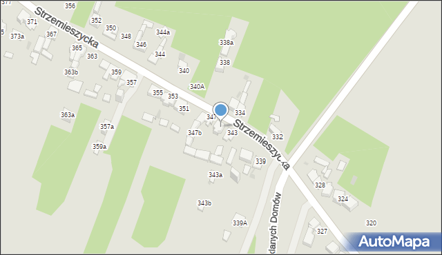 Dąbrowa Górnicza, Strzemieszycka, 345, mapa Dąbrowa Górnicza