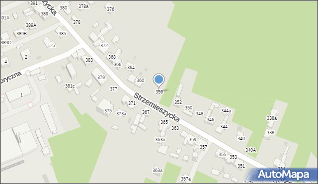 Dąbrowa Górnicza, Strzemieszycka, 356, mapa Dąbrowa Górnicza