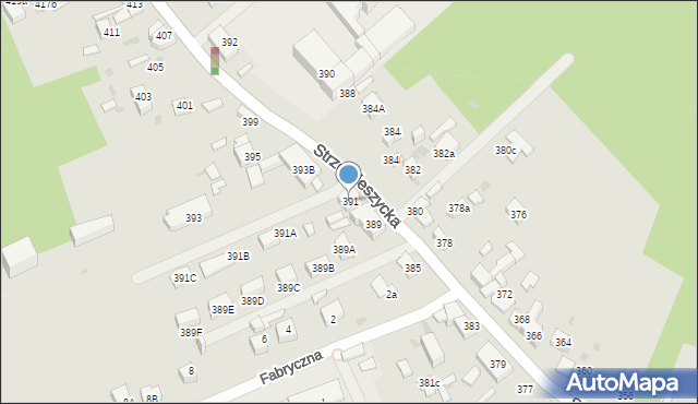 Dąbrowa Górnicza, Strzemieszycka, 391, mapa Dąbrowa Górnicza