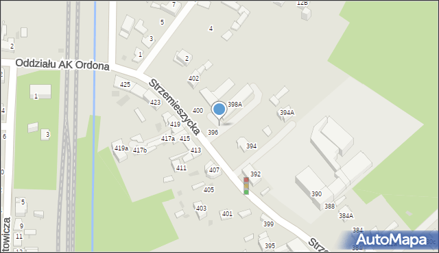 Dąbrowa Górnicza, Strzemieszycka, 398, mapa Dąbrowa Górnicza