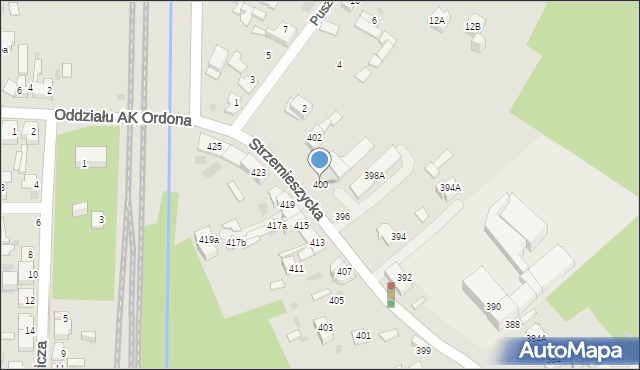 Dąbrowa Górnicza, Strzemieszycka, 400, mapa Dąbrowa Górnicza