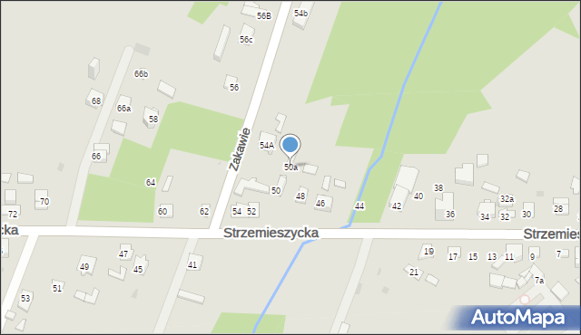Dąbrowa Górnicza, Strzemieszycka, 50a, mapa Dąbrowa Górnicza