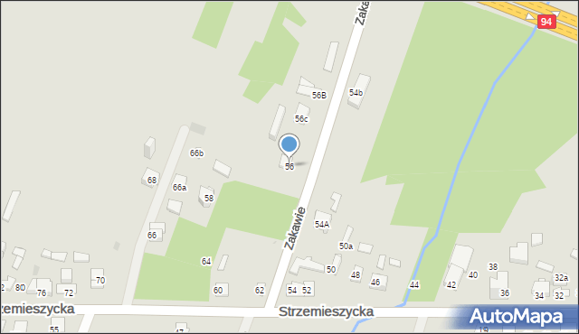 Dąbrowa Górnicza, Strzemieszycka, 56, mapa Dąbrowa Górnicza