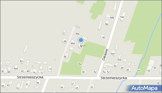 Dąbrowa Górnicza, Strzemieszycka, 58, mapa Dąbrowa Górnicza