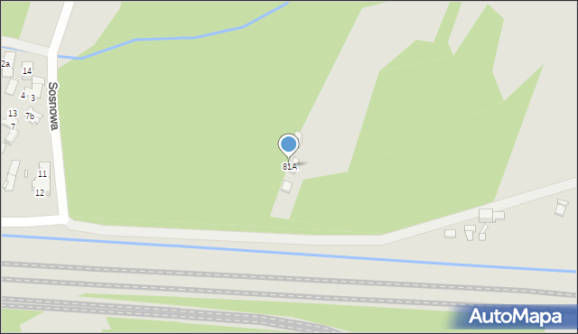 Dąbrowa Górnicza, Strzemieszycka, 81A, mapa Dąbrowa Górnicza