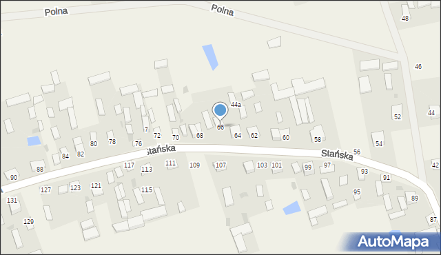 Dąbrówka-Stany, Stańska, 48, mapa Dąbrówka-Stany