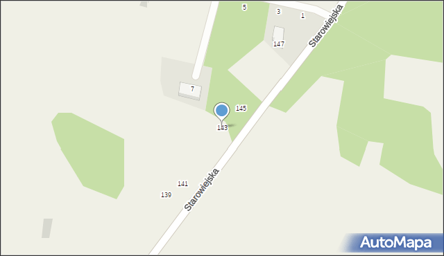 Dąbrówki, Starowiejska, 143, mapa Dąbrówki