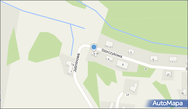 Dankowo, Storczykowa, 2, mapa Dankowo