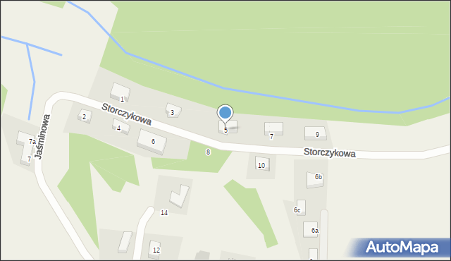 Dankowo, Storczykowa, 5, mapa Dankowo