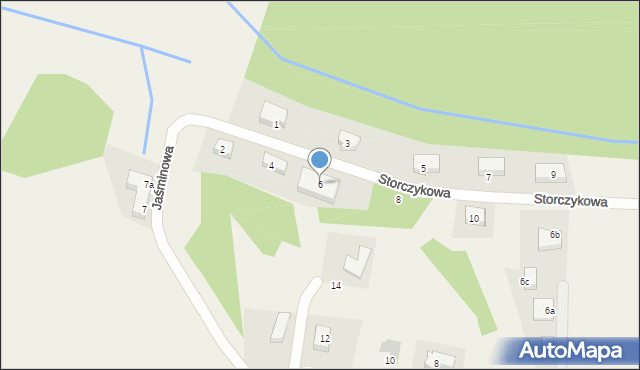 Dankowo, Storczykowa, 6, mapa Dankowo