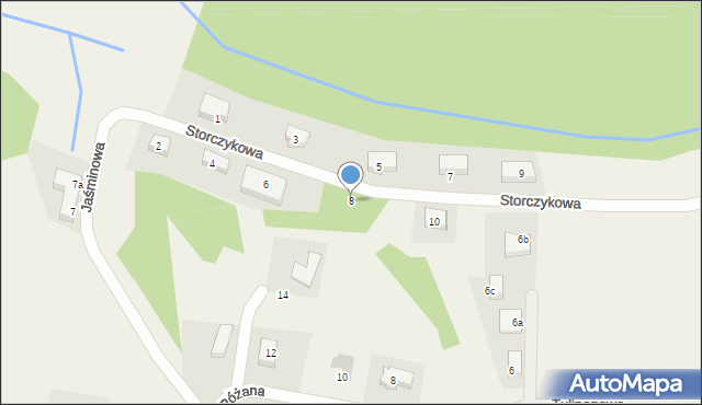 Dankowo, Storczykowa, 8, mapa Dankowo