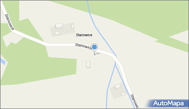Daszów, Stanowice, 4, mapa Daszów