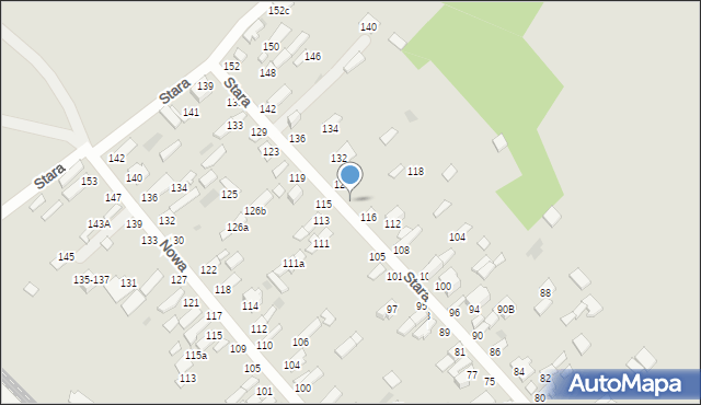 Dęblin, Stara, 126, mapa Dęblin