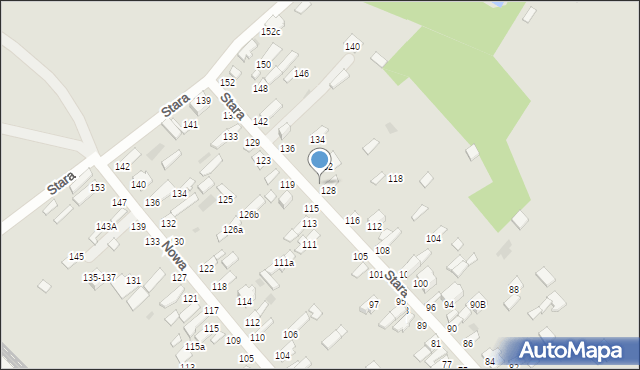 Dęblin, Stara, 130, mapa Dęblin