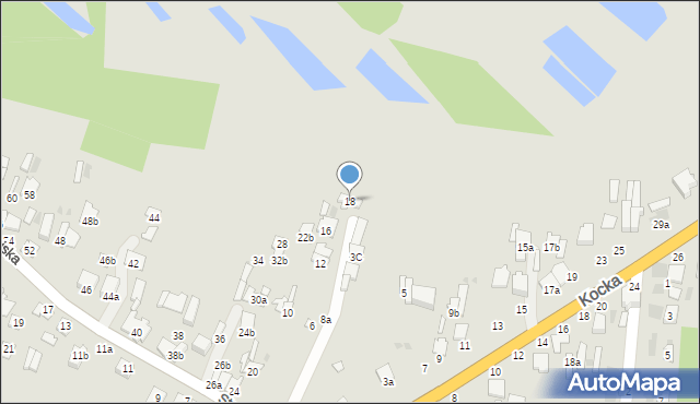 Dęblin, Staromiejska, 18, mapa Dęblin