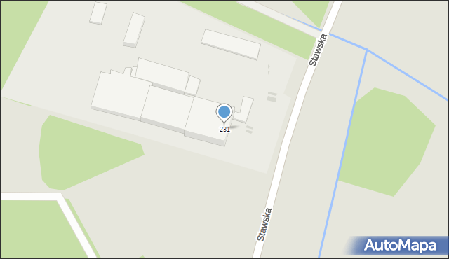 Dęblin, Stawska, 231, mapa Dęblin