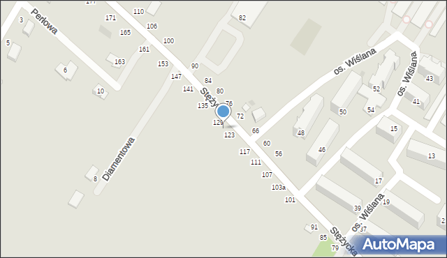 Dęblin, Stężycka, 125, mapa Dęblin