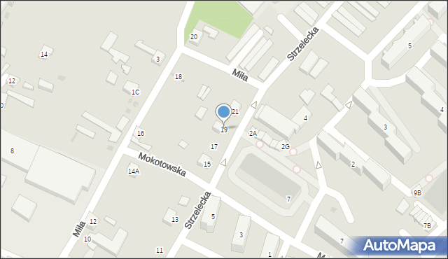 Debrzno, Strzelecka, 19, mapa Debrzno