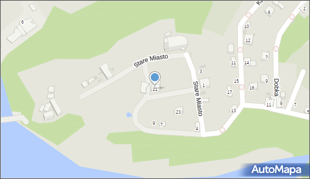 Dobczyce, Stare Miasto, 11, mapa Dobczyce