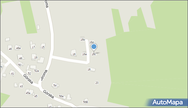 Dobczyce, Stroma, 16c, mapa Dobczyce