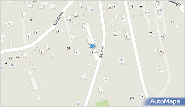 Dobczyce, Stroma, 3, mapa Dobczyce