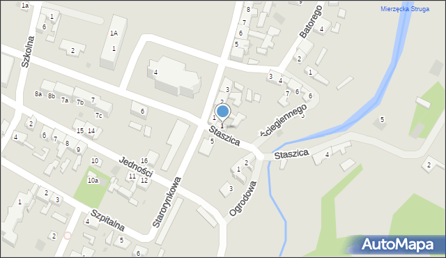 Dobiegniew, Staszica Stanisława, 3, mapa Dobiegniew