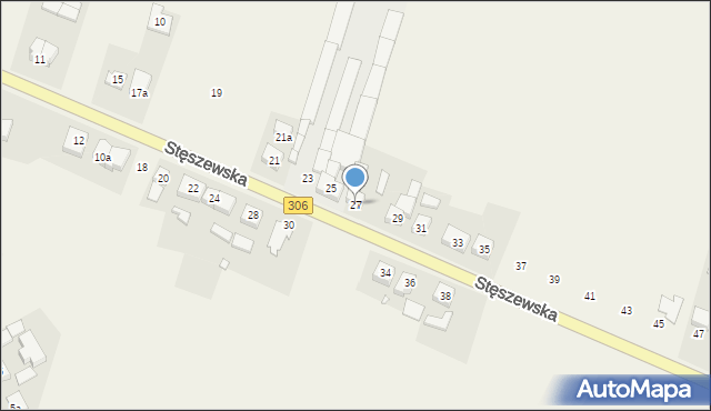 Dobieżyn, Stęszewska, 27, mapa Dobieżyn