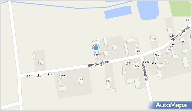 Dobra, Starowiejska, 142, mapa Dobra