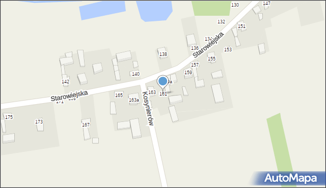 Dobra, Starowiejska, 161, mapa Dobra