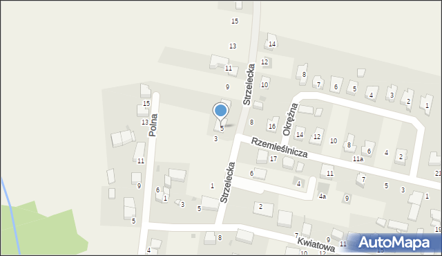 Dobroszyce, Strzelecka, 5, mapa Dobroszyce