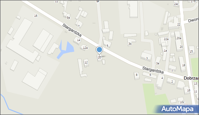 Dobrzany, Stargardzka, 10, mapa Dobrzany