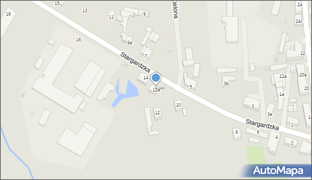 Dobrzany, Stargardzka, 12a, mapa Dobrzany