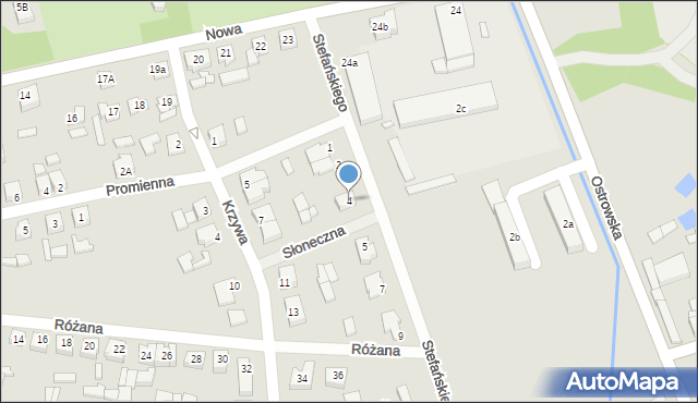 Dobrzyca, Stefańskiego Walentego, 4, mapa Dobrzyca