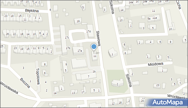 Dobrzykowice, Stawowa, 15, mapa Dobrzykowice