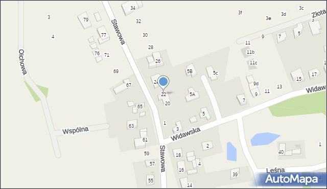 Dobrzykowice, Stawowa, 22, mapa Dobrzykowice