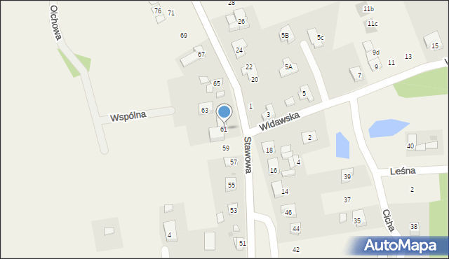 Dobrzykowice, Stawowa, 61, mapa Dobrzykowice