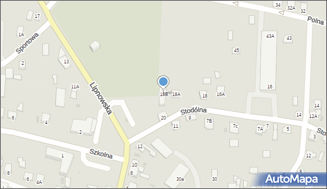 Dobrzyń nad Wisłą, Stodólna, 18B, mapa Dobrzyń nad Wisłą