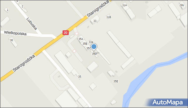 Drawsko Pomorskie, Starogrodzka, 35D, mapa Drawsko Pomorskie