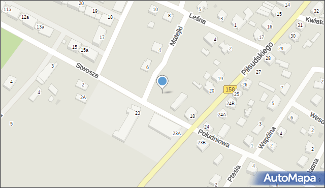 Drezdenko, Stwosza Wita, 28, mapa Drezdenko