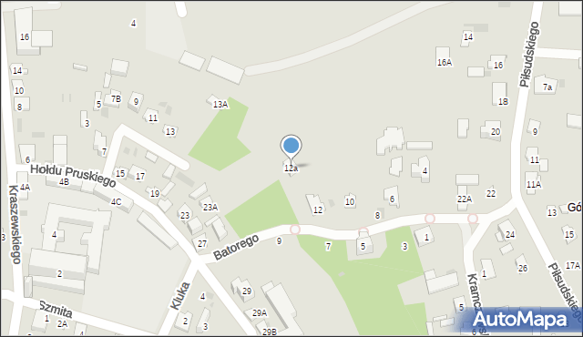 Drohiczyn, Stefana Batorego, 12a, mapa Drohiczyn
